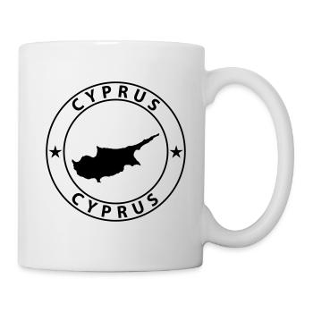 Zypern - Tasse - Weiß - Rechts