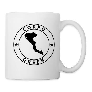 Korfu - Tasse - Weiß - Rechts