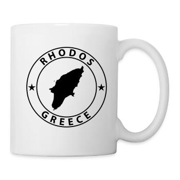 Rhodos - Tasse - Weiß - Rechts