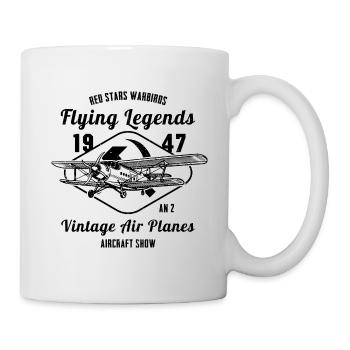 An-2 Antonov Flugzeug Doppeldecker Geschenk - Tasse - Weiß - Rechts