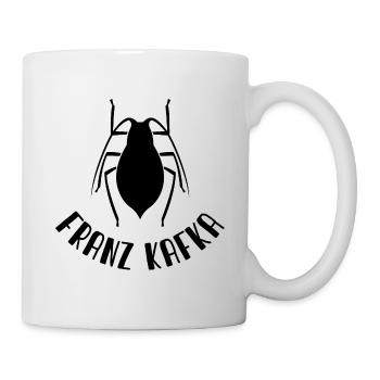 Franz Kafka Insekt Literatur Geschenk - Tasse - Weiß - Rechts