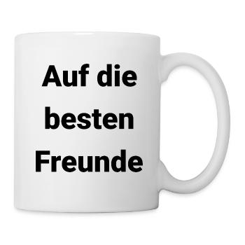 Freunde Freund Männer - Tasse - Weiß - Rechts