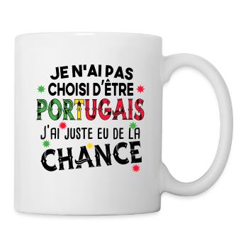 Portugais Portugal Pays Homme Cadeau Humour - Mug blanc - blanc - Droite