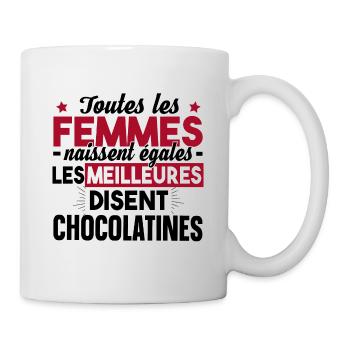 Chocolatine Pain Chocolat Humour Boulangerie - Mug blanc - blanc - Droite