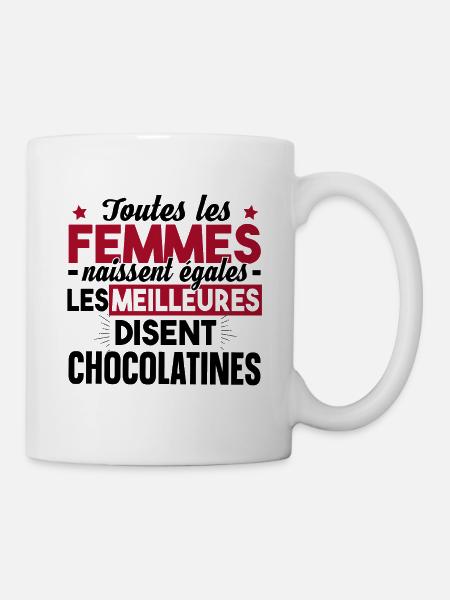 Chocolatine Pain Chocolat Humour Boulangerie - Mug blanc - blanc