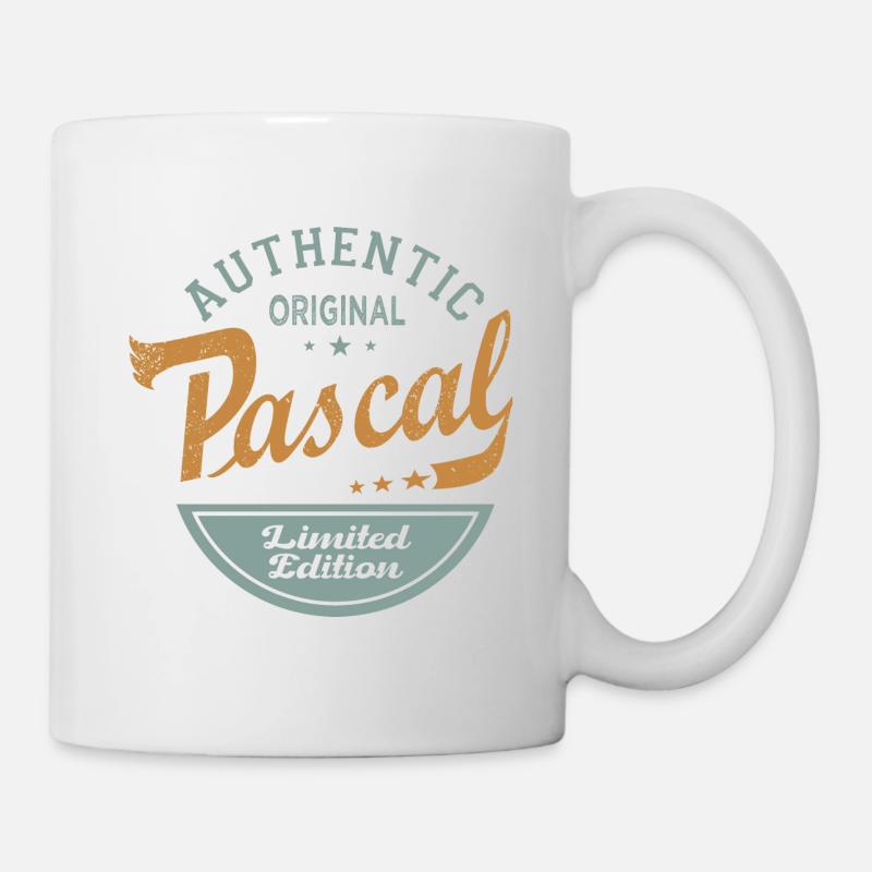 Pascal Vorname Geschenk Personalisiertes T-Shirt Pascal - Tasse - Weiß