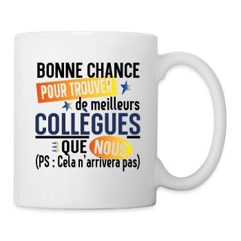 Collègue Retraite Cadeau Départ Retraité Humour - Mug blanc - blanc - Droite