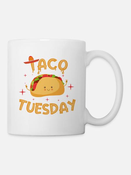 taco tuesday - Mug blanc - blanc