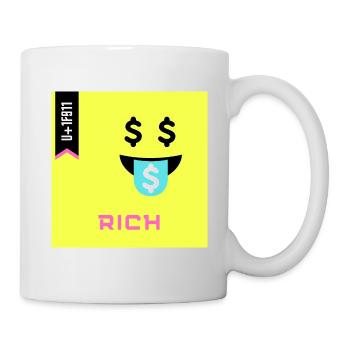 Journée Emoji 2022 - Emoji Rich - Design B - Mug blanc - blanc - Droite