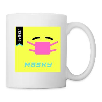 Emoji Day 2022 - Emoji Masky - Design B - Mug - white - Right