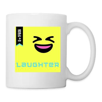 Emoji Day 2022 - Emoji Laughter - Design A - Tasse - Weiß - Rechts