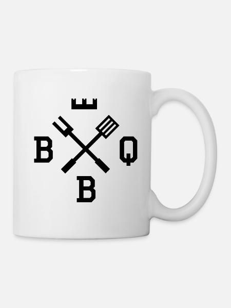 King of BBQ - Mug blanc - blanc