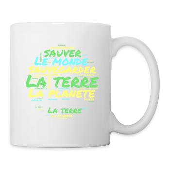 Planète de Mots 01 - Mug blanc - blanc - Droite