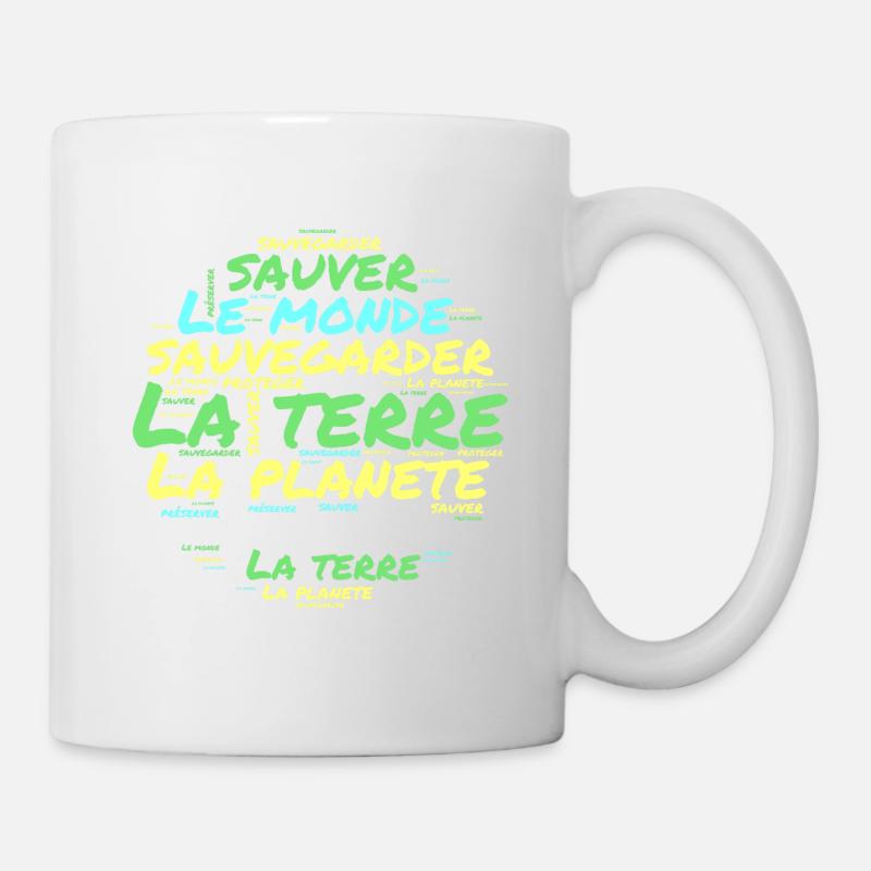 Planète de Mots 01 - Mug blanc - blanc