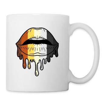 Tropfende Gay Bear Lippen Gay Bear Pride - Tasse - Weiß - Rechts
