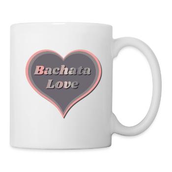 Bachata Love Heart for Dancers - Mug - white - Right