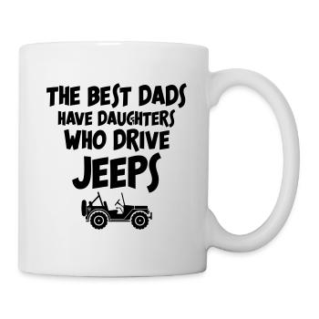 Les meilleures Jeeps - Mug blanc - blanc - Droite