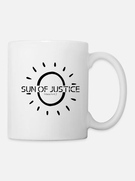 Sun of justice - Mal/4:2 - Mug blanc - blanc