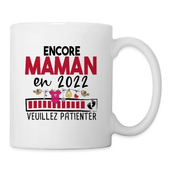 Maman 2023 Mère Bébé Naissance Cadeau Grossesse - Mug blanc - blanc - Droite