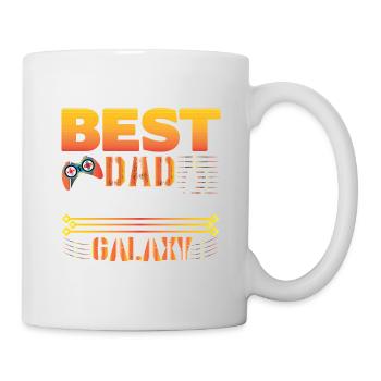 Meilleur papa dans la galaxie - Mug blanc - blanc - Droite