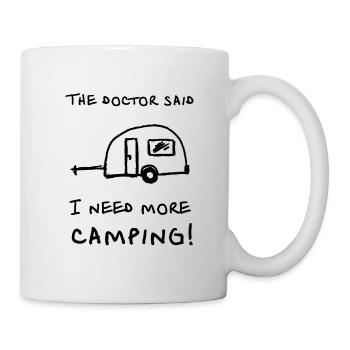 le médecin a dit remorque - Mug blanc - blanc - Droite