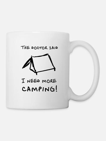 the doctor said tent - Mug - white