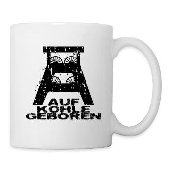 Born on coal - Mug - white - Right