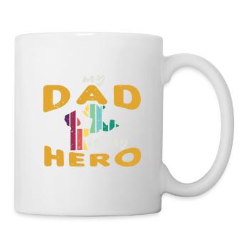 Cadeau de fête des pères de papa - Mug blanc - blanc - Droite
