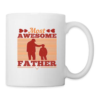 Größter Vater - Vatertag - Tasse - Weiß - Rechts