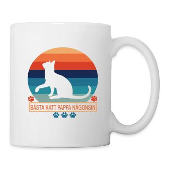 Best cat dad ever best cat dad kitten - Mug - white - Right