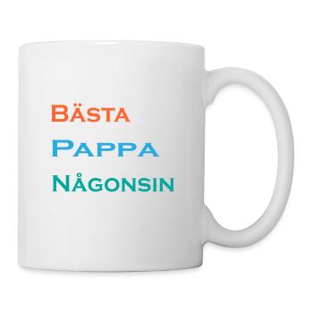 Meilleur père jamais amoureux de la fête des pères - Fête des pères - Mug blanc - blanc - Droite