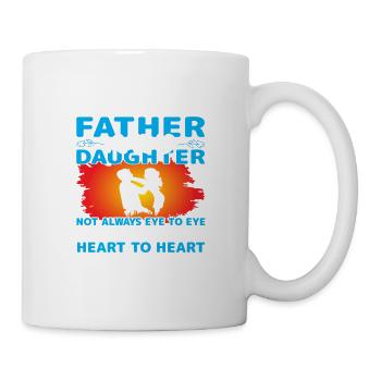 Vater und Tochter - Tasse - Weiß - Rechts