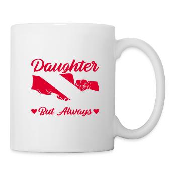Vater und Tochter - Tasse - Weiß - Rechts