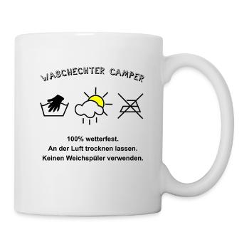 waschechter camper - Tasse - Weiß - Rechts