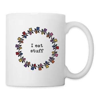 I eat stuff - Mug - white - Right
