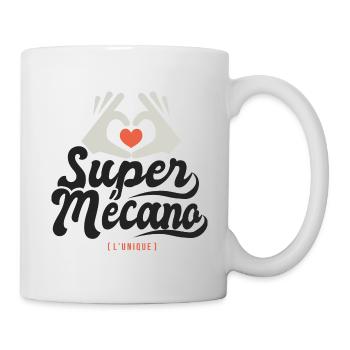Super mécano l unique cadeau mécanisien mecanisien - Mug blanc - blanc - Droite