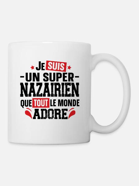 Nazairien Saint Nazaire Ville Ouest France Homme - Mug blanc - blanc