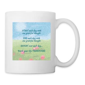 Grateful Thoughts - Mug - white - Right