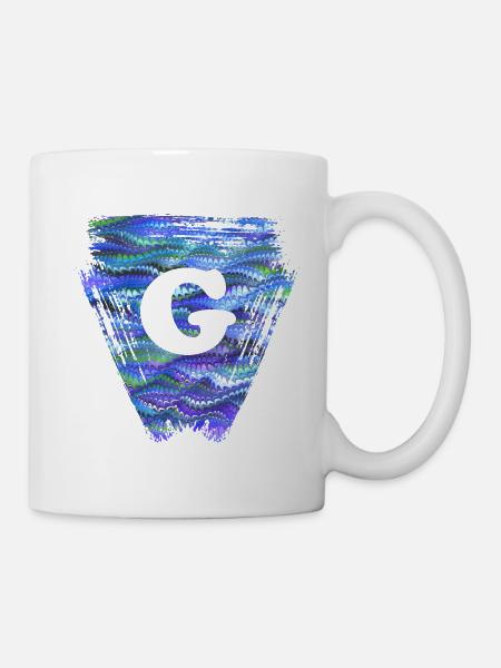 dreieck e 103 g - Tasse - Weiß