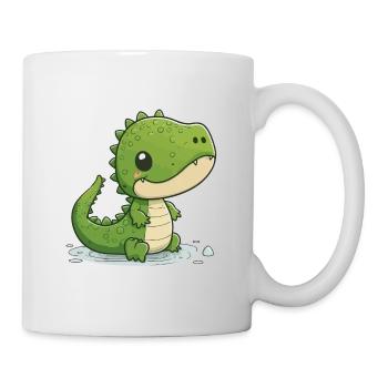 small crocodile - Mug - white - Right