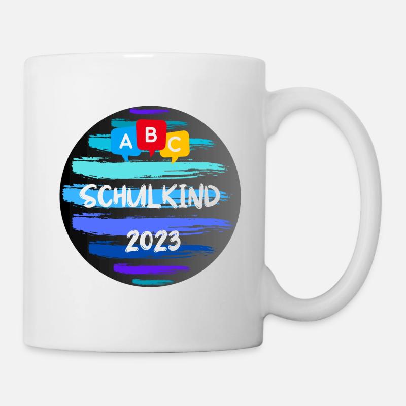Schulkind 2023 - Erster Schultag - Einschulung - Tasse - Weiß