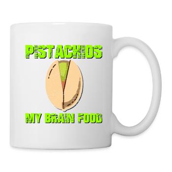 Pistaches - My Brain Food - Mug blanc - blanc - Droite