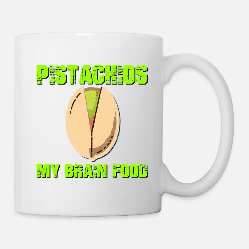 Pistaches - My Brain Food - Mug blanc - blanc
