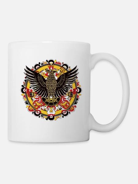 Deutscher Adler - Tasse - Weiß
