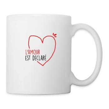 l amour - Mug blanc - blanc - Droite