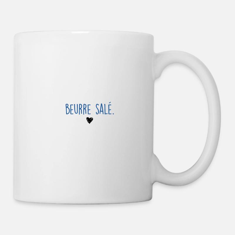 beurre salé - Mug blanc - blanc