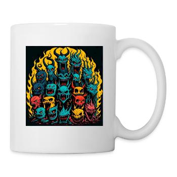 Monster - Tasse - Weiß - Rechts
