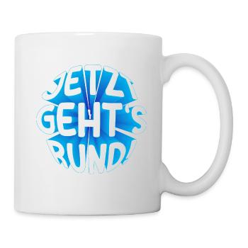 Jetzt gehts rund 3D - Tasse - Weiß - Rechts