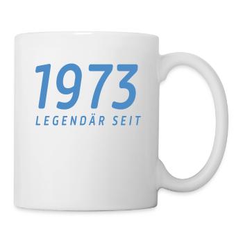 Legendär seit 1973 - Tasse - Weiß - Rechts