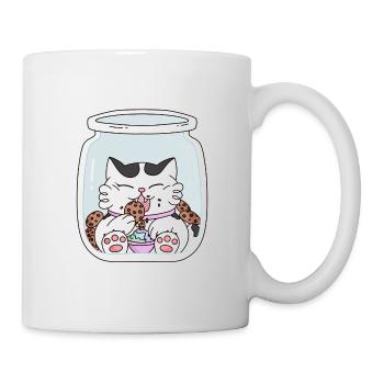 Food cat - Mug blanc - blanc - Droite